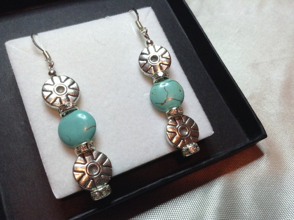 Orecchini pendenti in argento Venus - Orecchini con conchiglia in argento - Orecchini in argento sterling - Gioielli in argento - Gioielli da donna - Idea regalo - Italia