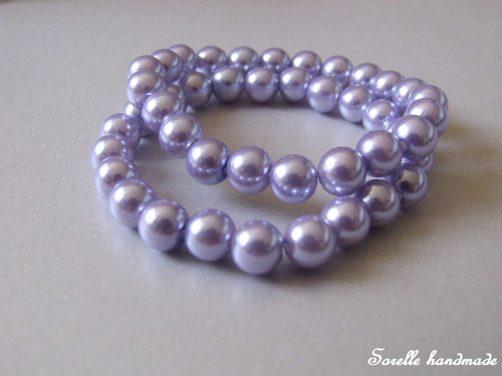 Braccialetto Donne Con Pietre Preziose Colorate E Cristalli - Perline 6mm, Regolazione 40-45 Cm, Portafortuna Boho - 2