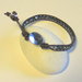 Bracciale Wrap Unisex in pelle e Ematite Facettata.