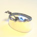 Bracciale Wrap Unisex in pelle e Ematite Facettata.