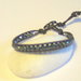 Bracciale Wrap Unisex in pelle e Ematite Facettata.