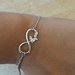 Bracciale donna Infinito Hope argento tibetano ottimo regalo