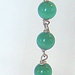 Orecchini pendenti con Perle & Goccia in Fibra di Vetro color Smeraldo