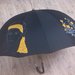 ombrello dipinto a mano,modello "afrik"