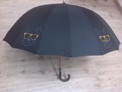 ombrello dipinto a mano,modello "can"