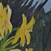 Dipinto a mano "Fiori gialli"