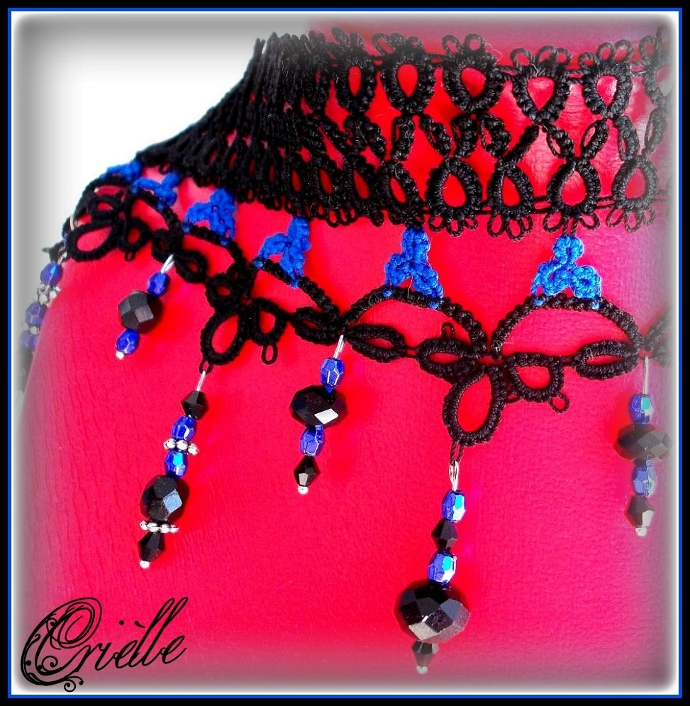Collana Girocollo In Pizzo Nero – Stretch, Choker Gotico – Gioiello Donna Boho E Clavicola
