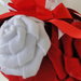 Pallina di Natale "Rose Bianche e Rosse"