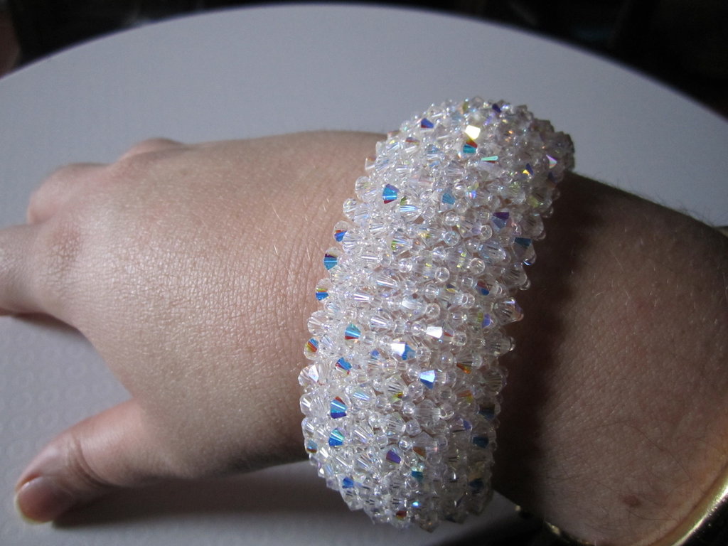 Aport Presents Braccialetto di Quarzo Trasparente AAA Naturale Pietra di Cristallo 10 Mm Braccialetto per Perle Sfaccettato per Reiki Healing E