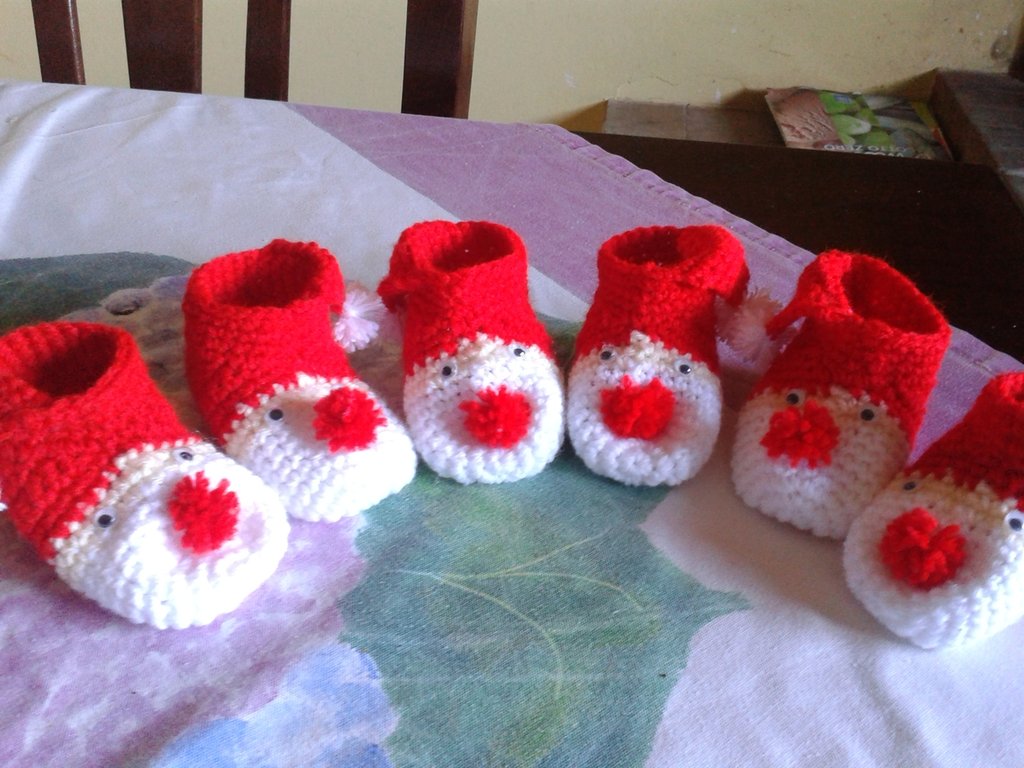 Caziffer Scarpe Natalizie Neonati Scarpe Basse In Pile Ricamate Albero Di Natale Di Alce Scarpette Da Culla Invernali Per Primo Camminatore Antiscivolo Bambini (Rosso 1, 12-18 Months