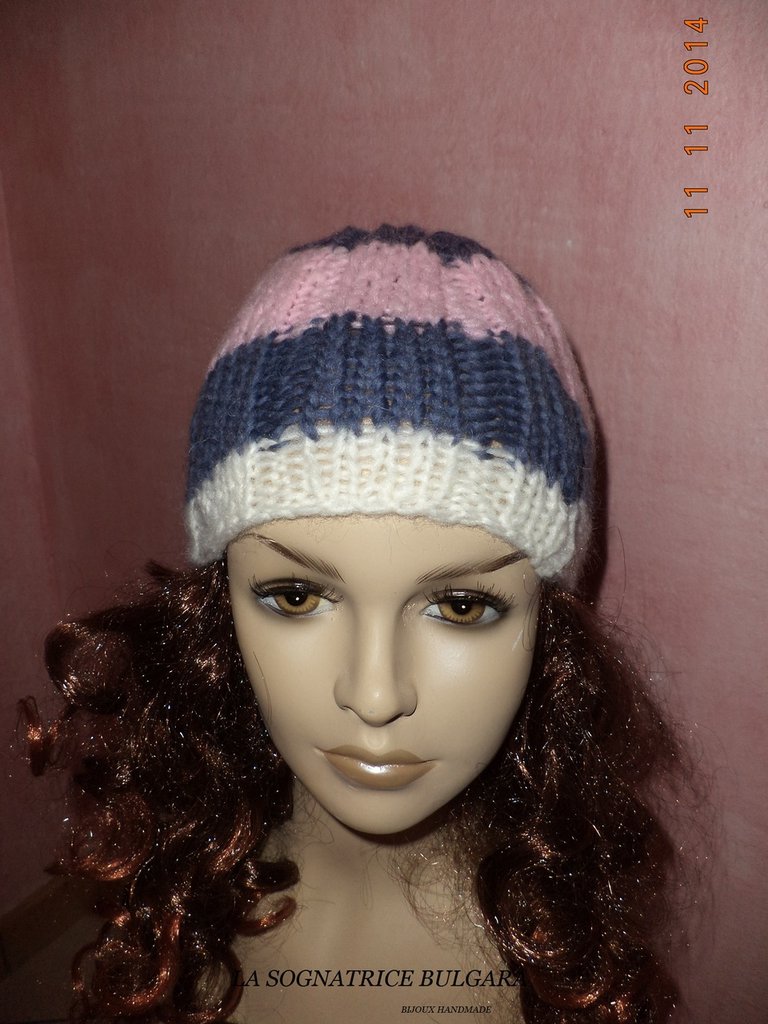 Berretto Lana Donna Seven Wolves - Stile Francese Con Perla - Elegante E Caldo - Foto 6