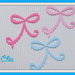10 fiocchi "nodo d'amore"fustellati in cartoncino colori assortiti