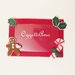 Cornice portafoto calamitata in feltro con decorazioni natalizie: un'idea regalo per Natale