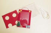 Cornice portafoto calamitata in feltro con decorazioni natalizie: un'idea regalo originale!