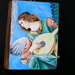Miniatura dipinta su legno“Angelo con liuto”Melozzo da Forlì