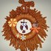 Ghirlanda Decorativa Fuoriporta o da Parete - Gufo Family^^