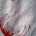 t-shirt manica corta cotone "fiorellandia" dipinta a mano