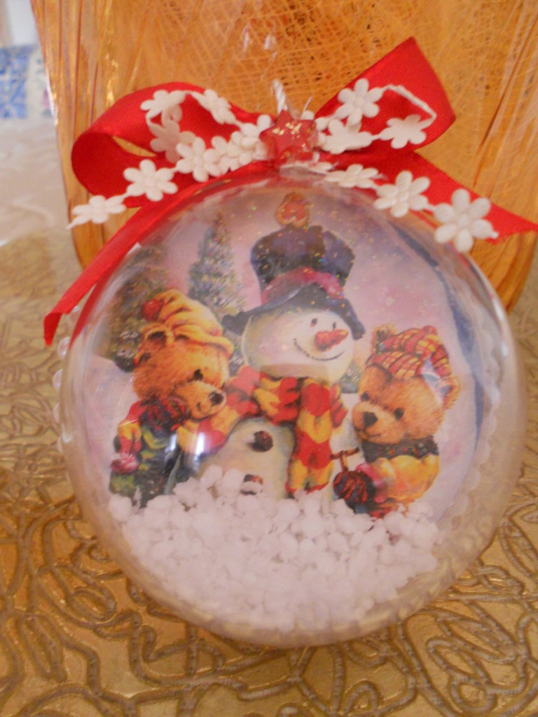 Palla Di Neve Musicale Natalizia Con Timer 6 Ore E Luci LED - Sfera Cilindrica Con Carillon 8 Canzoni, Albero E Montagna - 5