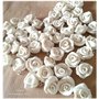 Set 50 rose color bianco Segnaposto charm chiudisacchetto Matrimonio