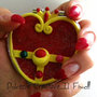 Specchietto Cristallo Del Cuore Sailor Moon diamante kawaii specchio idea regalo gadget GLITTER