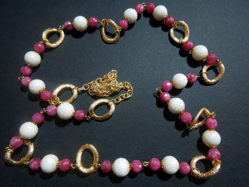 Key West Gypsy Cavigliera Vero Quarzo Rosa Con Campane Indiane – Made In USA, Lunghezza 25.4 Cm