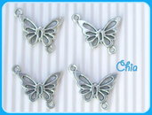 5 charms farfalla 
