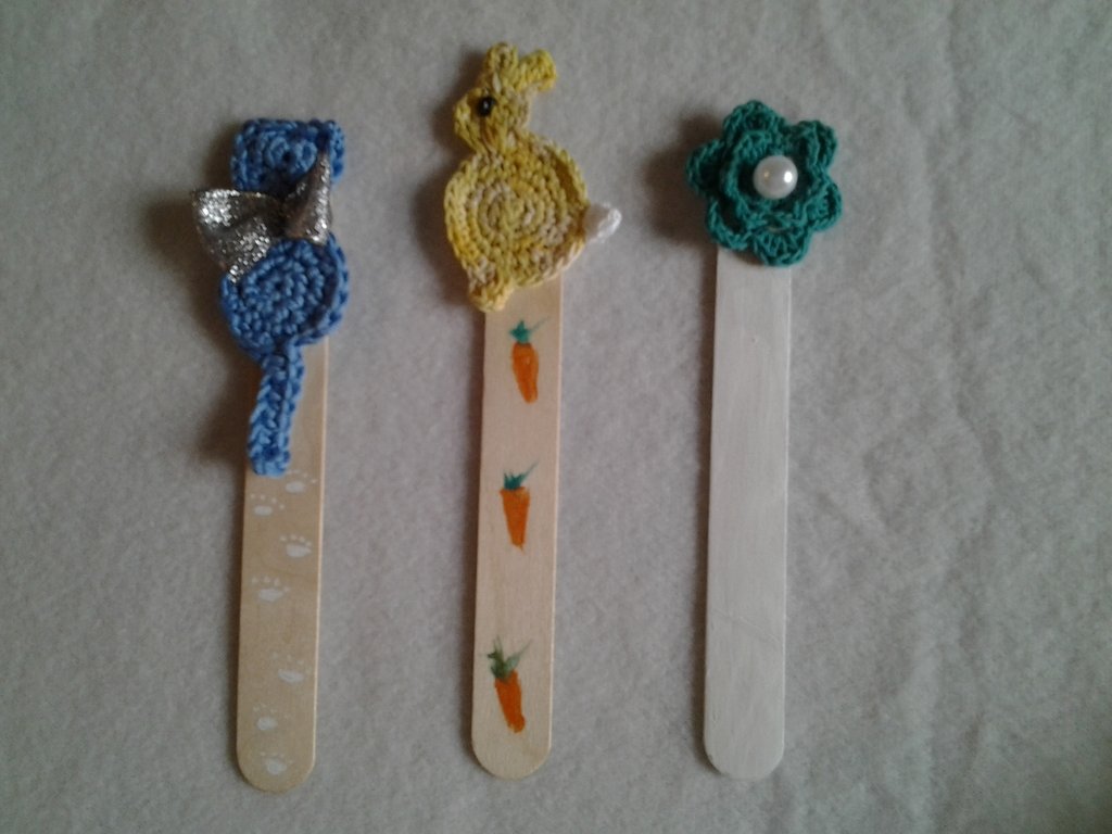 Segnalibri con soggetti ad uncinetto - Per la casa e per te - Segna ...