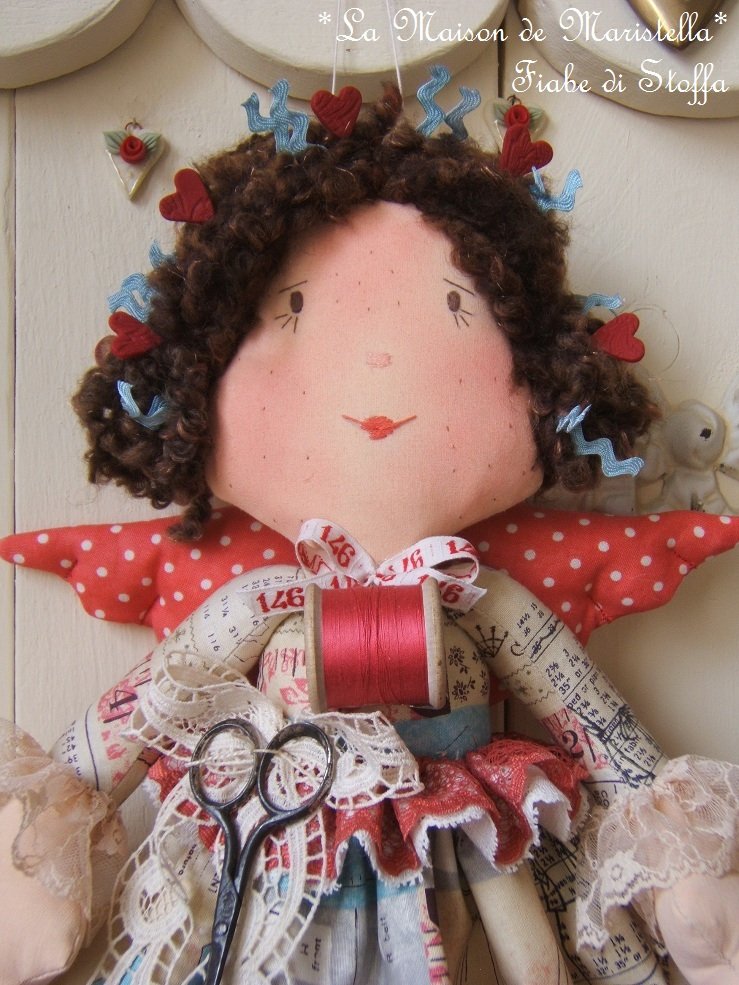 Bambola Di Peluche Angelo Custode Con Preghiera | Regalo Di Battesimo Morbido Per Bambino E Bambina - 2