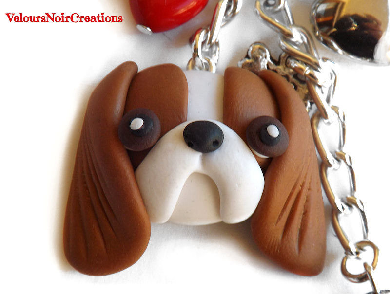 Art-Dog Orologio Cristallo Cane Cavalier King Charles Spaniel