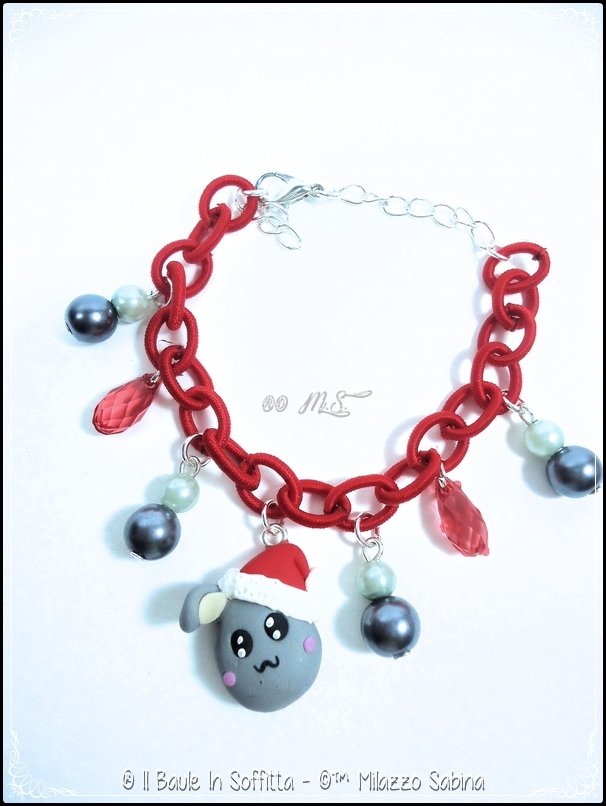 Bracciale Natalizio Con Charm A Campana – Gioiello Festivo In Lega Per Donna E Ragazza