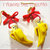 Orecchini Natale "  Banana Natalizia con cappellino rosso " Fimo cernit kawaii idea regalo economica bambina per lei  -o- 