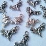 20 charms BEFANA  in argento tibetano  2 misure EPIFANIA