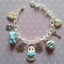 BRACCIALE PUPAZZO DI NEVE CELESTE