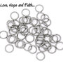 LOTTO 25 anelli aperti (10x1,2mm) (cod. 10273) 