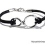 Bracciale uomo donna simbolo infinito asimmetrico 