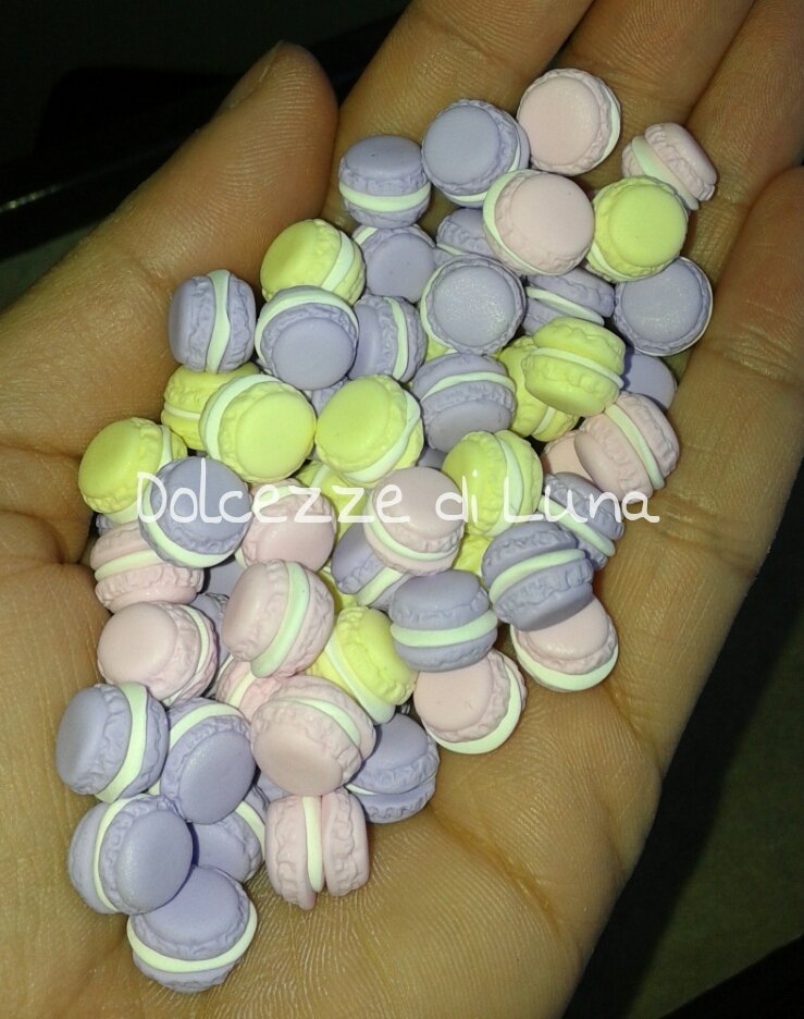 Set Di 6 Mini Portaoggetti A Forma Di Macaron, Plastica Colorata, Per Gioielli, Caramelle E Pillole