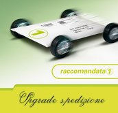 Upgrade SPEDIZIONE - raccomandata 1 con poste italiane per piccoli oggetti