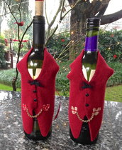 Natale - Vestitino copri bottiglia