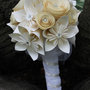 * Bouquet sposa elegante di spirale e origami.Bouquet origami*