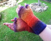 Mezzi guanti arcobaleno