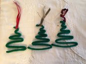 Alberelli natalizi decorazioni albero o chiudi-pacco