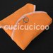 salvaslip impermeabile lavabile (pois marroni - arancione) / waterproof  AIO cloth pantyliner