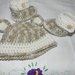 Scarpette  e cappellino bebè unisex misto  lana con sfumature particolari 