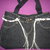  Borsa in jeans nera 