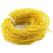 1 mt  rete tubolare in nylon elastico giallo  foro 1 cm x creazioni bijoux