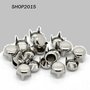 borchie Borchiette, a Rivetto Tondo  Argento scuro 5mm 