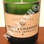 Candela Bottiglia Champagne Moet & Chandon Reserve Imperiale Portacandela