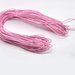 50 cm  filo , cordino cotone cerato rosa spessore 1,5 mm