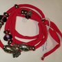 bracciali in lycra e charms