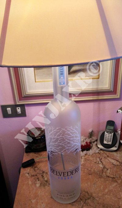 3Litre Belvedere bottle Lamp  Abajur de garrafa, Abajur, Garrafas
